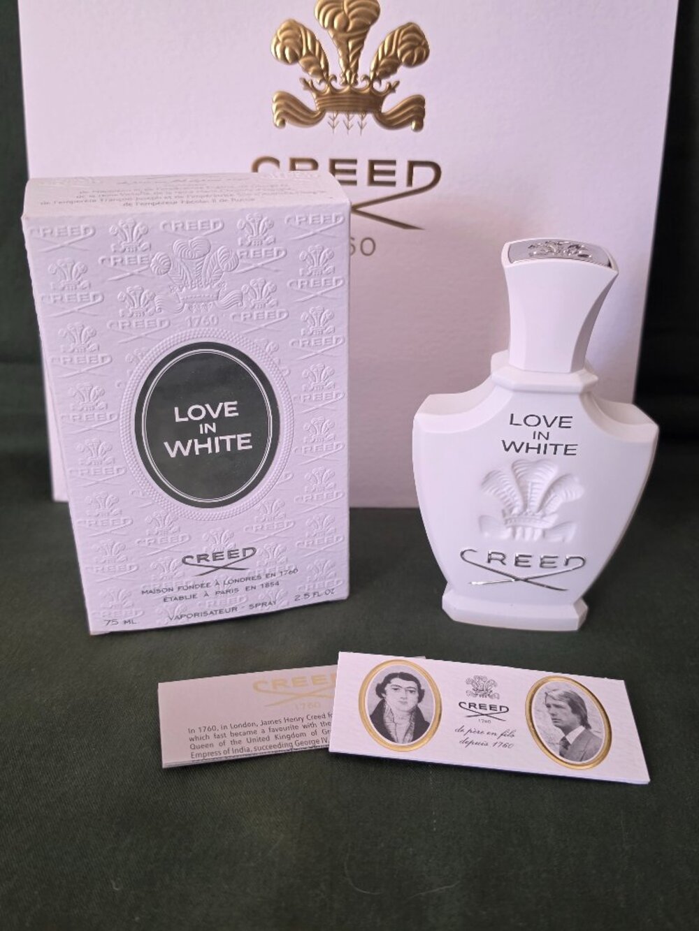 *EMPTY* Creed Love in White Box and Empty Bottle